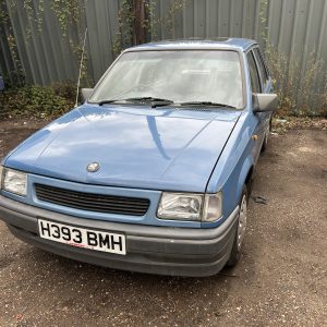 classic 1990 VAUXHALL NOVA 1.2 & LOTS OF SPARES blue with MOT until 30 SEP 26