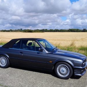 Rare BMW E30 325i Convertible Manual Grey Metallic Very Low Mileage