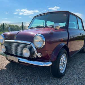 ROVER MINI RARE COOPER CLASSIC MINI 40TH ANNIVERSARY EDITION IN MULBERRY