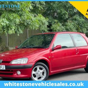 1998 PEUGEOT 106 1.6 GTi Red Manual Petrol Diablo Red