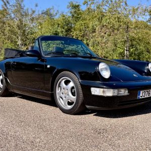 1992 Porsche 911 (964) Carrera 4 Cabriolet - Manual - RHD - Black on Black P/X