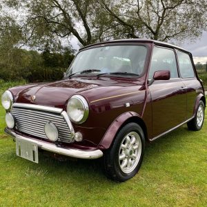 RARE ROVER MINI AUTOMATIC 40TH ANNIVERSARY EDITION IN MULBERRY * FULL LEATHER *
