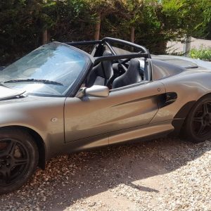 lotus s1 elise audi turbo conversion safety device cage 300+ bhp track car race