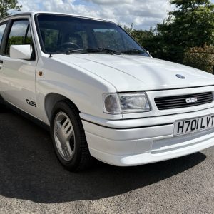 Vauxhall Nova Gsi White Fully Restored Classic Car 1991