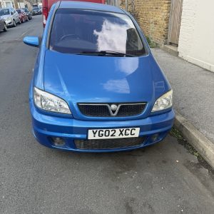 Vauxhall Zafira GSI Turbo 2.0 Litre 1998cc 2002/02 107k Miles Blue 4 Owners