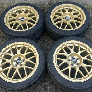 Genuine Subaru Impreza STI 22B Alloys BBS RG334 5X100