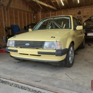 Escort mk3 Xr3 Race Car Fully Caged Rolling Shell