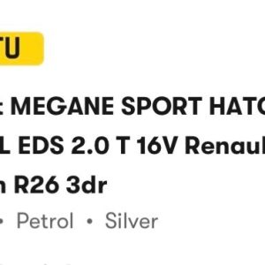 renault megane f1 r26