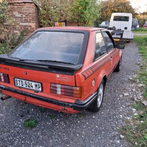 1982 FORD ESCORT MK3 XR3 SUNBURST RED SOUTH AFRICAN RHD IMPORT RUNS & DRIVES